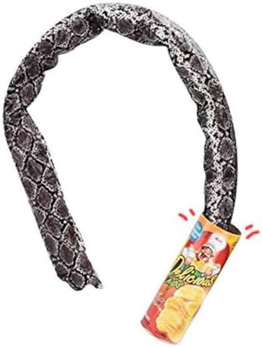 VANVENE Potato Chip Snake in A Can Gag Gift Prank Large Size for April Fools' Day and Halloween