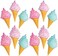 Rhode Island Novelty 36 Inch Inflatable Ice Cream Cones, Three per Order. No Color Choice