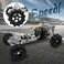 FLMLF Sand Wheel Tire Set (2PCS) for 1/5 BAJA 5B 5T 5SC 190x90mm Hub Adapter Hexagon 24mm RC Wheels