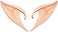 Secaden YOHEE Cosplay Fairy Pixie Elf Ears Soft Pointed Ears Tips Anime Party Dress Up Costume Accessories (Long Style)