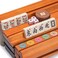 Yellow Mountain Imports American Mahjong Set, Mojave (Ivory) with Brown Nylon Case - Four All-in-One Racks with Pushers, Wind Indicator, Dice, &amp; Wright Patterson Counting Coins