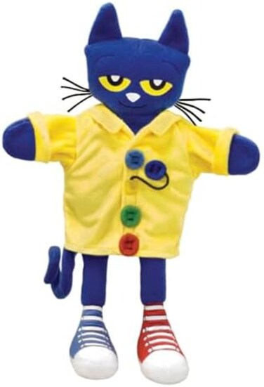 MerryMakers Merry Makers Pete the Cat and His 4 Groovy Buttons Puppet