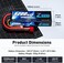 Zeee 2S LiPo Battery Hard Case for RC Car/Trucks &amp; Boat (5200mAh,7.4V 50C)