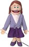 Silly Puppets 25" Sarah, Peach Mom/Teacher, Full Body, Ventriloquist Sty