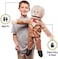 Silly Puppets 25" Pops, Peach Grandfather, Full Body, Ventriloquist Style