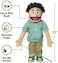 Silly Puppets 25" Kenny, Peach Boy, Full Body, Ventriloquist Style