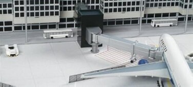 Herpa Daron 520416 Passenger Gate Tower Airport Diorama Accessory 1:500 Scale Black