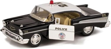 Kinsmart 1957 LAPD Police Chevy Bel Air 1/40 Scale Diecast Squad Car by Kinsmart