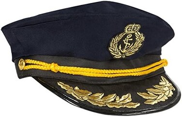 Rubie's Blue Navy Captain Adult Costume Hat One Size