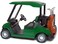 KinsFun Die-cast Metal Golf Cart Model, 4&frac12;", Green