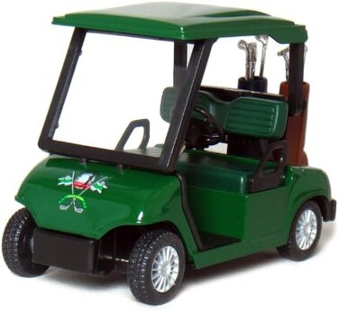 KinsFun Die-cast Metal Golf Cart Model, 4&frac12;", Green