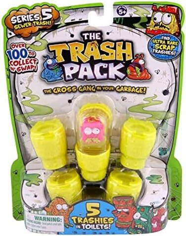 Oonies Trash Pack Series 5 Figure, Pack of 5