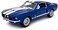 Kinsmart Scale 1/38 1967 Ford Shelby Mustang GT-500 Diecast Car, Blue