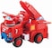 Super Wings - Jett's Robo Rig, Transforming Toy Truck and Airplane Vehicle Set   Includes a Red Transform-A-Bot Jett Figure, 2" Scale   Fun Preschool Birthday Gifts for Boys and Girls 3 4 5 years old
