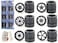 Generic Black Replacement Rims For 1/24 Scale Cars &amp; Trucks