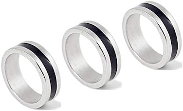 GBSTORE 3 Pcs Different Size Strong Magnetic Ring PK Magic Tricks Pro Magic Props