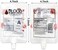Nexxxi 20 Pack Halloween Blood Bags Reusable Food Grade Bags 8.5oz with Cap for Drinks Halloween Party Favors, Nurses Day Party Decorations