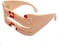 Fighting to Achieve Novelty fingers shaped glasses fancy ball eye mask