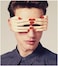 Fighting to Achieve Novelty fingers shaped glasses fancy ball eye mask