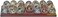 DisplayGifts Challenge Coin Display Stand 4 Row Wooden Holder Rack Case Holds 28 Coins Walnut Finish