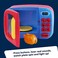 Kidzlane Microwave Oven Toy for Kids - Pretend Play Kitchen Accessories Toy