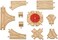 Maxim Enterprise Expansion Switch &amp; Crossing Track Pack for Wooden Toy Train. Real Hardwoods, Compatible with Major Brands, Offers Endless Fun &amp; Imagination for Ages 3 and Up