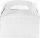 Super Z Outlet Blank White Paper Gift Boxes With Handles For Arts And Crafts, Candy And Snack Bags, Picnics, Birthday Party Favors, Baby Showers, And Weddings (12 Pieces, 6.25 In X 3 1/2 In)