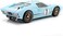Shelby Collectibles 1966 Ford GT-40 Mk 2 1:24 Scale Diecast Car Model (Blue, Unisex, Kids)
