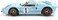 Shelby Collectibles 1966 Ford GT-40 Mk 2 1:24 Scale Diecast Car Model (Blue, Unisex, Kids)
