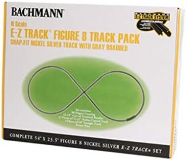 Bachmann Figure 8 E-Z Track Pack - N Scale Train, 44878