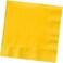 Creative Converting Touch of Color 200 Count 2-Ply Paper Beverage Napkins, School Bus Yellow