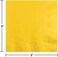 Creative Converting Touch of Color 200 Count 2-Ply Paper Beverage Napkins, School Bus Yellow