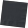 Creative Converting Touch of Color 200 Count 2-Ply Paper Beverage Napkins, Black Velvet (259134)