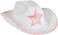 Rhode Island Novelty HACOWWP White Felt Cowgirl Hat with Pink Star