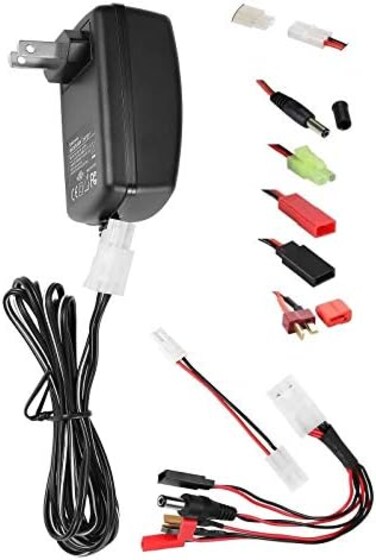szwisechip Smart Fast Charger 3~9 Cells (3.6V, 4.8V, 6V, 7.2V, 8.4V, 9.6V, 10.8V) For Airsoft Packs, Remote Control (Radio Control) Toys, Model Cars, Hobbies, Boats And Aircraft Batteries,