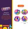 Special Supplies DNA Squish Stress Ball (4-Pack) Squeeze, Color Sensory Toy - Relieve Tension, Stress - Home, Travel and Office Use - Fun for Kids and Adults (Squishy)