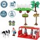 Liberty Imports Farming Fun Playset with Tractor (Dairy)