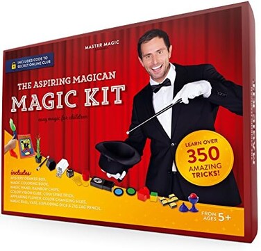 MasterMagic Magic Master Kit - Easy Tricks For Children - Learn Over 350 Spectacular Tricks With This Set - Ideal For Beginners and Kids of All Ages!
