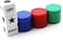 Jackycxm Jackyxcm Left Right Center Dice Game Set with 3 Dices + 36 Colorful Chips