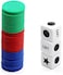 Jackycxm Jackyxcm Left Right Center Dice Game Set with 3 Dices + 36 Colorful Chips