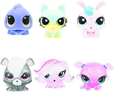 Basic Fun Tech 4 Kids Littlest Pet Shop Mashems Fashems Blind Pack Capsule - 4 Pack (4 Capsules Per Order)