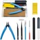 BXQINLENX Professional 9 PCS Gundam Model Tools Kit Modeler Basic Tools Craft Set Hobby Building Tools Kit for Gundam Car Model Building Repairing and Fixing(B)