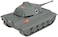 BMC Toys WWII Gray German King Tiger Tank 1:32 Scale for 54mm Army Men Soldier Figures