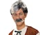Rubie's Forum Novelties Gepetto Wig and Moustache Kit, Grey