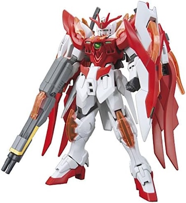 Bandai Hobby HGBF Wing Gundam Zero Flame (Honoo) Gundam Build Fighters Model Kit, 1/144 Scale