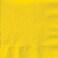 Creative Converting 50-Count Touch of Color Paper Beverage Napkins, School Bus Yellow (58188)