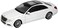 Welly Mercedes S Class White 1/24 Diecast Model Car by Welly