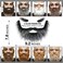 Mustaches Realistic Traper salt and pepper beard and
