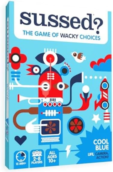 SUSSED Lifeology (Hilarious Family Friendly Conversation Card Game) (Find Out Who Knows Best)