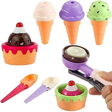 Liberty Imports Sweet Treats Ice Cream Parlor Fast Food Play Set Toy for Kids